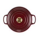 Le Creuset Cast Iron Signature Round Casserole 20cm RhoneGarnet image number 4